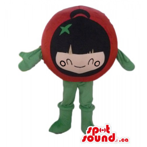 Cute red Tomato Veg Mascot...