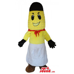 Mister Chef Corn Mascot...