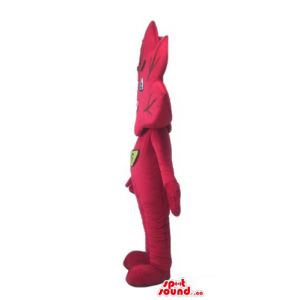 Red Devil Leaf Mascot...