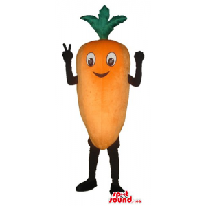 Cute orange Veggie Mascot...