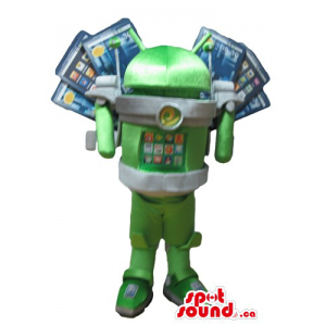 Green Android robot...