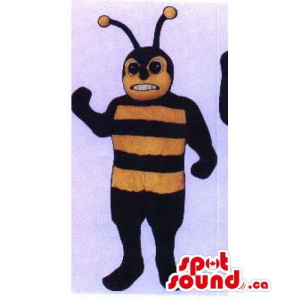 Bee Insect Mascot With...