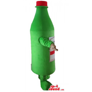 Green apple cider bottle...