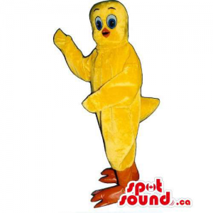 Yellow Canary Mascote...