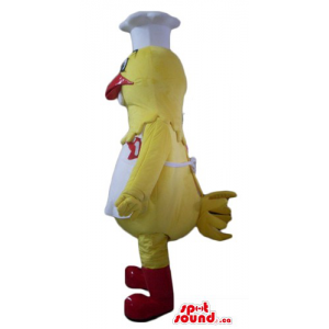 Yellow and white Chef Bird...
