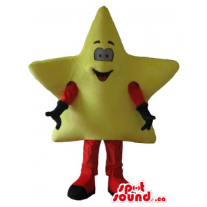 Golden Star Mascot cartoon...