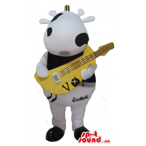 Black white Music Moo Cow...