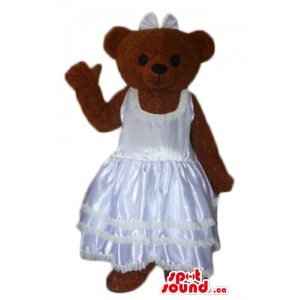 Brown Bride Teddy Bear...