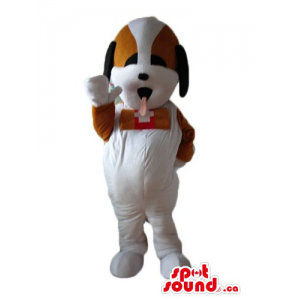 Puppy St Bernard Dog Mascot...