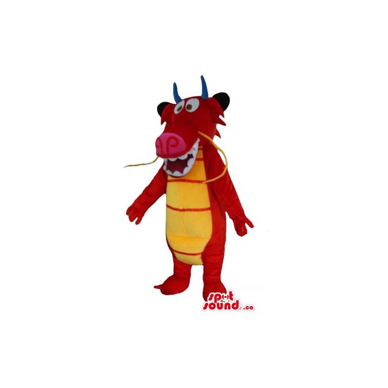 Mulan Mishu Dragon Mascot costume Disney cartoon character - SpotSound  Mascots in Canada / US / Latin America Sizes L (175-180CM)