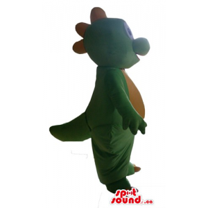 Green Puppy Dragon Mascot...