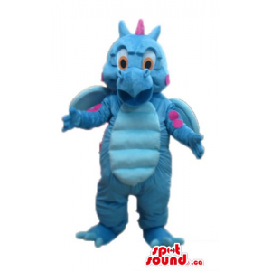 Blue Angel Dragon Mascot...