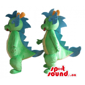 Pair of Cute green Dragon...