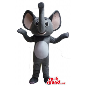 Happy gray rose Elephant...