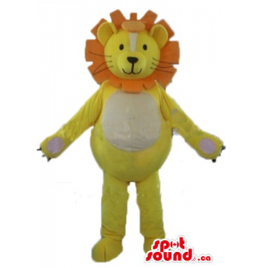 Cute yellow orange Lion...