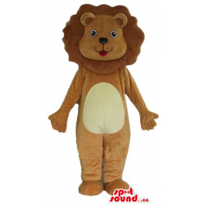 Cute brown baby Lion Mascot...