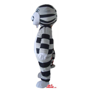 Happy striped Tiger Mascot...