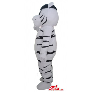 Polar white Tiger Mascot...