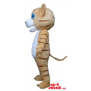 Brown Lynx Mascot costume...