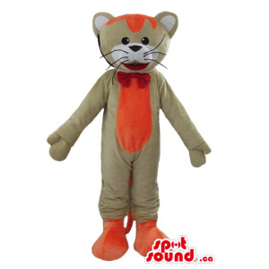 Funny gray and orange Mouse...