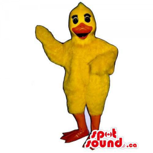 Mascota Pato Amarillo Con...