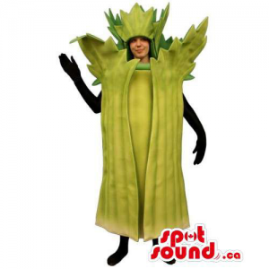 Original Customised Lettuce Or Leak Mascot Or Adult Costume