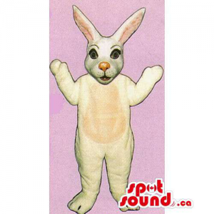 White Girl Rabbit Mascot...