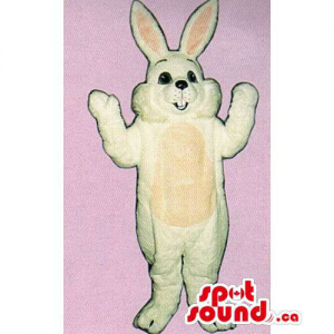 All White Rabbit Mascot...