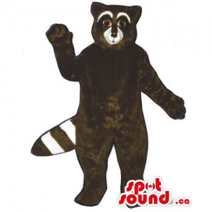 Customised Dark Brown Raccoon Wildlife Animal Mascot