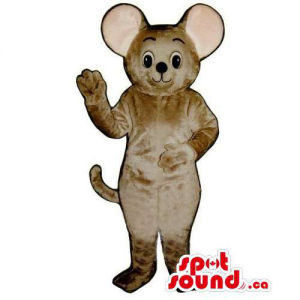 Customised All Grey Mouse Animal Plush Mascot