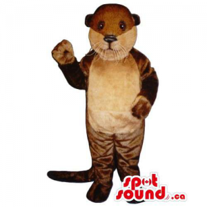 Customised Brown And Beige Hamster Animal Pet Mascot