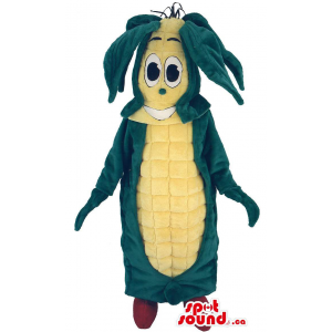 Corncob Mascot With Red...