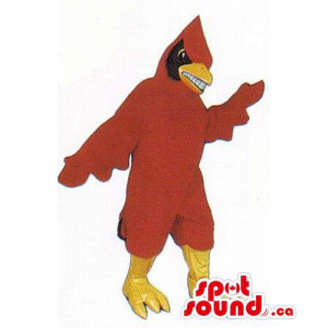 Customised Red Bird Mascot...