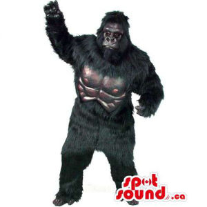 Strong Black Gorilla King-Kong Character Animal Mascot