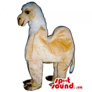 Beige And White Plush Llama...