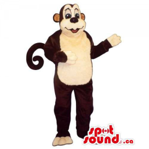 Brown Macaco Plush Mascot...
