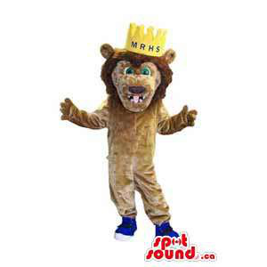 Brown Plush Lion Animal...