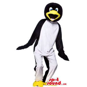Customised Peculiar Penguin Mascot With White Front Body