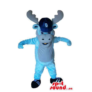 Blue Plush Reindeer Animal...