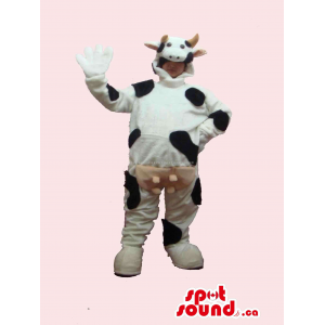 Mascota O Disfraz Para Adulto Vaca Graciosa Personalizable