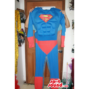 Disfraz De Superman En Rojo Y Azul Para Carnaval Y Fiestas