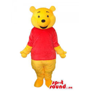 Winnie The Cartoon Character Bear Plush Mascot