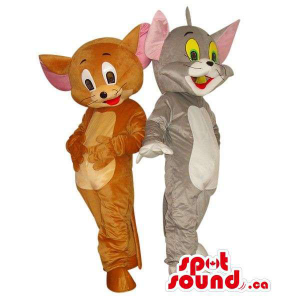 Pareja Mascotas Tom Y Jerry...