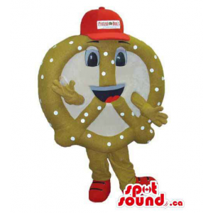 Mascota Pretzel Con Gorra...