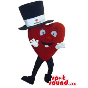 Red Grande Mascote Coração...