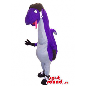 Roxo Plush Serpente Mascote...