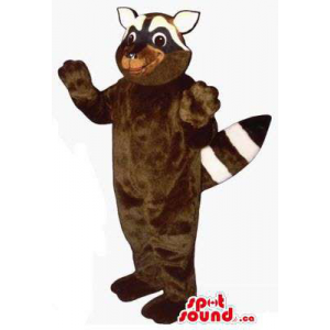 Dark Brown Raccoon Animal...