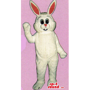 White Rabbit Mascot Plush...