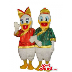 Pareja Mascotas Donald Y...