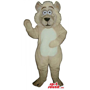 All Beige Dog Animal Plush...